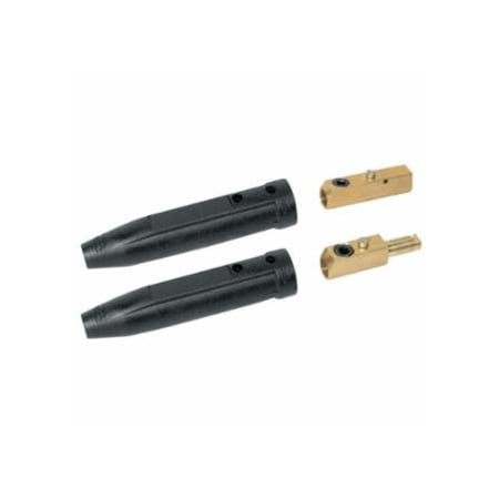 Best Welds Cable Connector, Male/Female, Ball Point Connection, #4 AWG to #1 AWG Cable Capacity 900-1-MBP