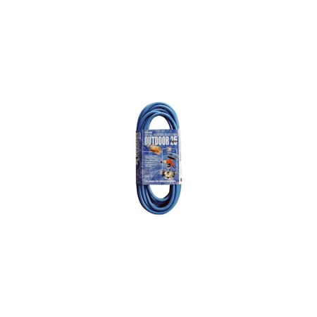 Southwire 25-Ft. 14/3 SJTW-A Blue Extension Cord 02467-06