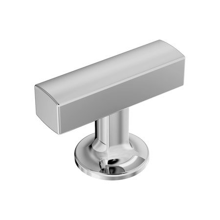Amerock Everett 1-3/4 inch 44mm Length Polished Chrome Cabinet Knob BP3710026