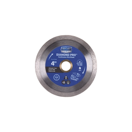 Century Drill & Tool Diamond Pro Saw Continuous Rim Blade 75456