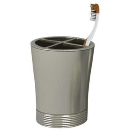 Nu Steel Special Pewter Collection Toothbrush Holder, 3PK SPM4H