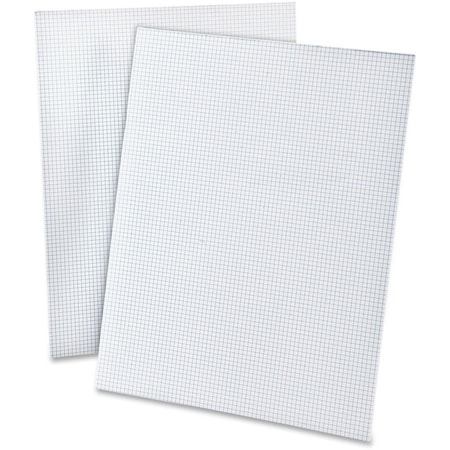 Tops Products Ampad, QUADRILLE PADS, 8 SQ/IN QUADRILLE RULE, 8.5 X 11, WHITE, 50 SHEETS 22005