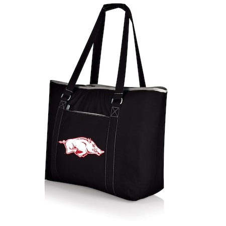 Picnic Time Family Of Brands NCAA Arkansas Razorbacks Tahoe XL Tote Cooler Bag - Soft Cooler Bag - Picnic Cooler, Black 598-00-175-034-0