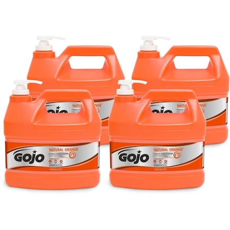 Gojo CLEANER, HAND, ORANGE, NATURAL, 4PK 95504