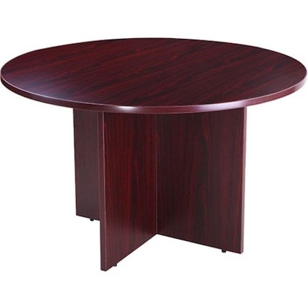 Boss Round Table, 47", Mahogany N123-M