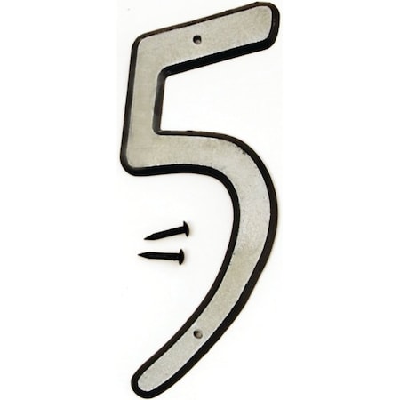 Hy-Ko Number House 5 Plst 4In Reflec 30605