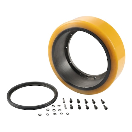 Dayton Replacement Wheel Kit, Yellow MH21XU8254G
