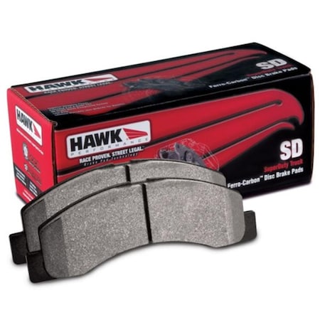 Hawk Replacement Front Brake Pads for 2016-2017 Toyota Hilux Street Super Duty HWKHB940P.616