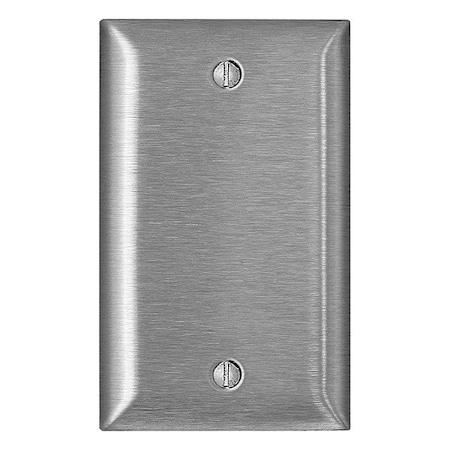 Leviton Wall Plate, Blank, Stainless Steel SL13