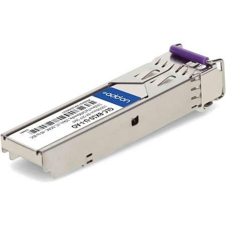 Add-On CISCO GLC-BX10-U-I COMPATIBLE TAA COMPLIANT 1000BASE-BX SFP TRANSCEIVER S GLC-BX10-U-I-AO