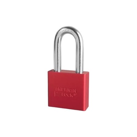 Master Lock Co Padlock 2in Shackle Aluminum Red A1306KD RED