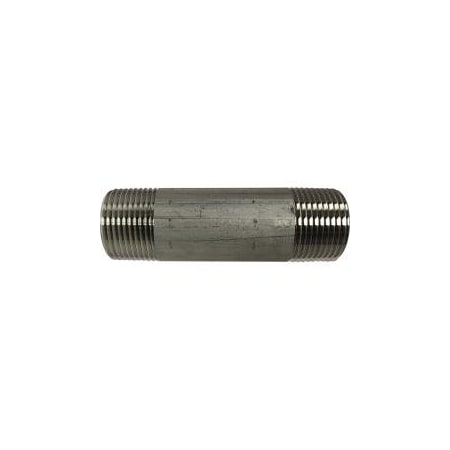 Midland Industries NIPPLE PIPE WLD 1IN MPT 1IN MPT 5IN 48107
