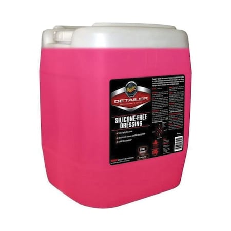 Meguiars Detailer Silicone-Free Dressing, 5 gallon Can, Bright Pink D16105