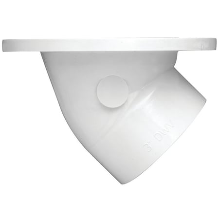 Oatey Closet Flange, 3, 4 in Connection, PVC, White 43816