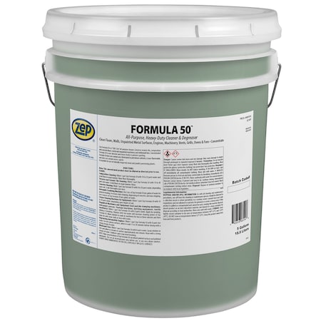 Zep All Purpose Cleaner, Pail, 5 gal, Slight Butyl 085935