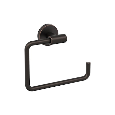 Amerock Arrondi Oil Rubbed Bronze Contemporary 6-7/16 in 164 mm Length Towel Ring BH26541ORB