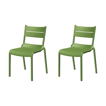Lagoon Naples Stackable Side Chair, 2PK 7220VD-BSLGS