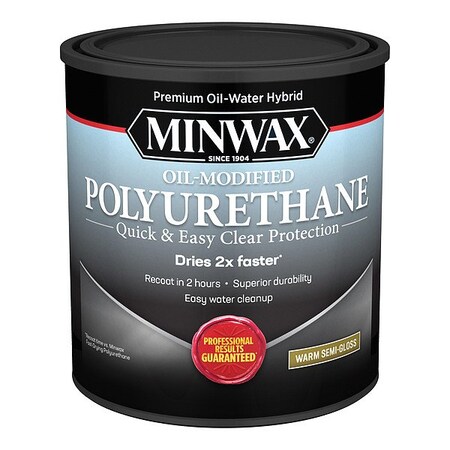 Minwax Finish, 1 qt, Semi-Gloss, Clear 630200444