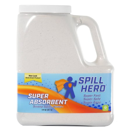 Spill Hero Loose Sorbent, 11/16 gal, Universal, White, 2 PK XL72-2