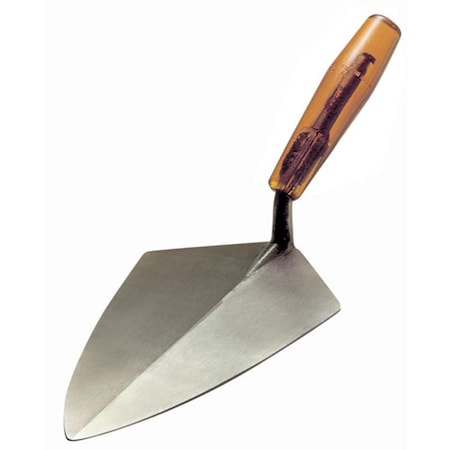 Kraft Tool Kraft Tool 10-1/2" Wide Heel Blade Pattern Brick Trowel w/Plastic Handle RO1421-10 1/2