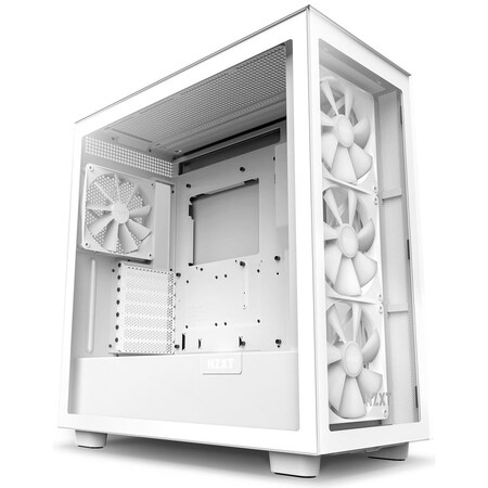 Nzxt H7 Elite ATX Mid Tower Cabinet, White CM-H71EW-02