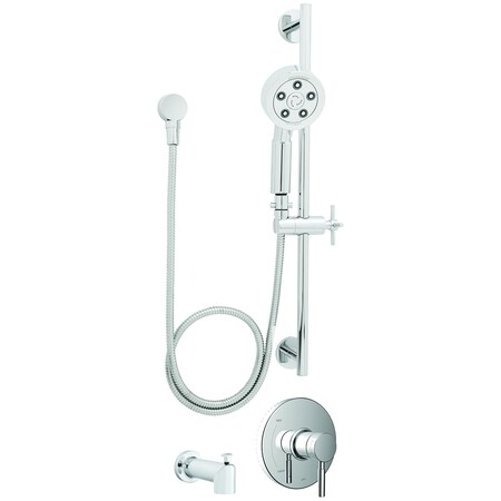 Speakman Trim, Shower, and Tub Package (Valve Not included), 1.75 GPM, Polished Chrome SLV-1050-E175