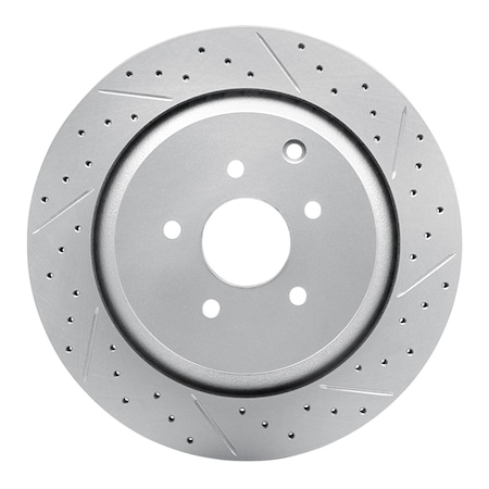 Dynamic Friction Co DFC Geoperformance Rotor - Drilled and Slotted 830-68015R