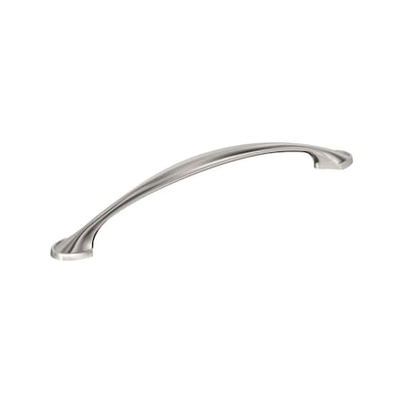 Amerock Fairfield 6-5/16 inch (160mm) Center-to-Center Satin Nickel Cabinet Pull, 10PK 10VMP37222G10