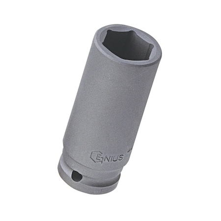 Genius Tools 1/2in Dr. 1 7/16in Cr-Mo Deep Impact Socket 467846