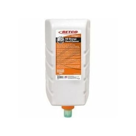 Betco HD Orange Hand Cleaner Refill, For Triton Dispensers, Citrus Zest Scent, 4 L, 4PK 7923100