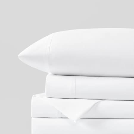 Boston Textile Co. PureRest 120gsm Twill Microfiber King Fitted Sheet (78x80+15) SHBXPURE788015WHT