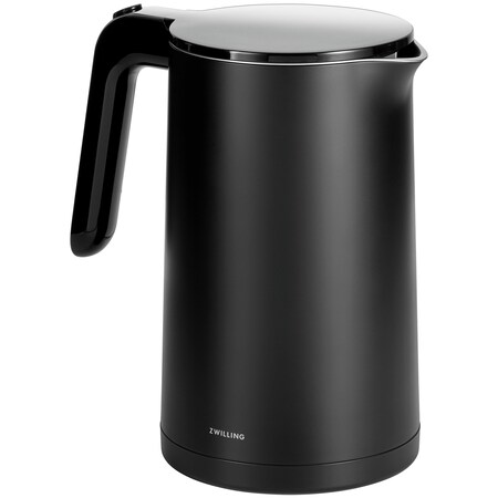 Zwilling Enfinigy Cool Touch 1.5-Liter Electric Kettle, Cordless Tea Kettle and Hot Waterand, Black 1016117
