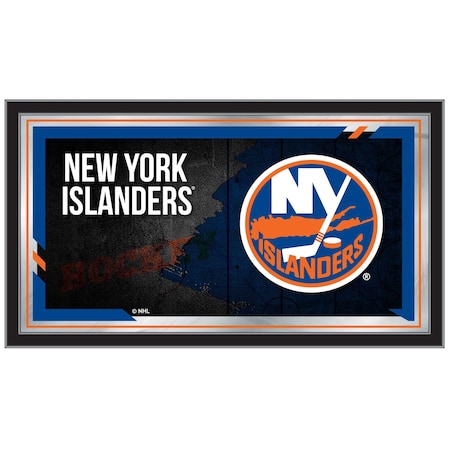 Holland Bar Stool Co New York Islanders 15" x 26" Hockey Collector Mirror by Holland Bar Stool Company MColNYIsln