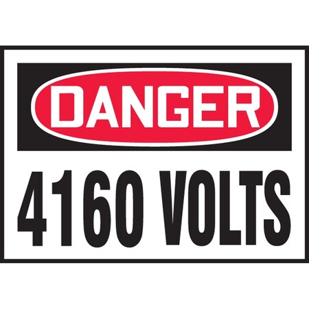Accuform Danger Safety Label LELC167XVE