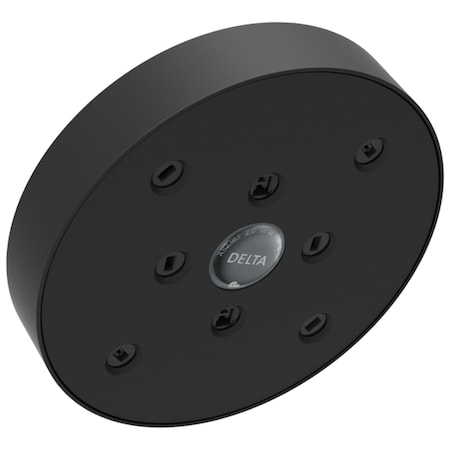 Delta Universal Showering Components H2Okinetic Single-Setting Raincan Shower Head In Matte Black RP70175-BL15