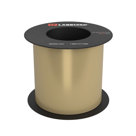 Labeltac High Performance 10-Year Vinyl Supply 5in x 75ft LT9, Gold LT513HP-C