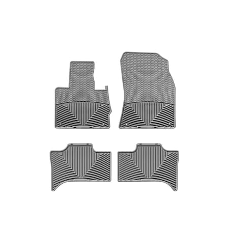 Weathertech Grey, Front and Rear All Weather Floor Mats W27GR-W158GR