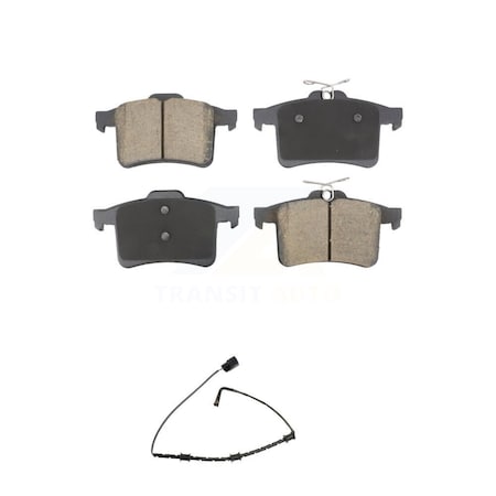 Transit Auto Rear Ceramic Disc Brake Pads And Wear Sensors Kit For Jaguar XJ XJR From VIN V90866 KCW-101261