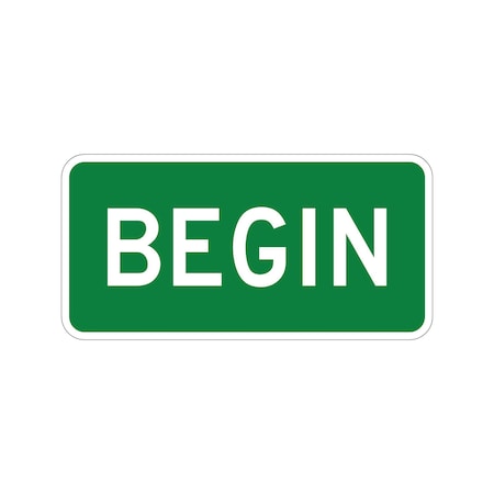 Sign Solutions Usa Traffic Sign, 36 in Width, Aluminum Sign, Horizontal Rectangle DUS12DWT3618M4-14GW