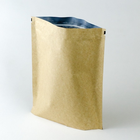 Elevate Packaging 3lb Kraft Compostable Stand Up Pouch w/ Valve, 100PK HC1300