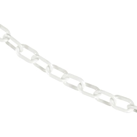 Mr. Chain 1" x 25' White Plastic Safety Chain 10001-25