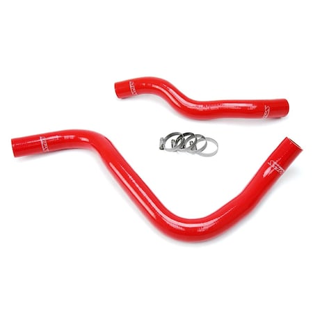 Hps Performance High Temp Reinforced Silicone Radiator Coolant Hose Kit, Red, 57-1662-RED