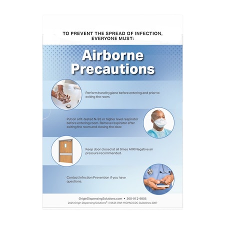 Origin Dispensing Solutions Sign Holder-Clip-On-Recessed-PETG-Clear PA32X01CL