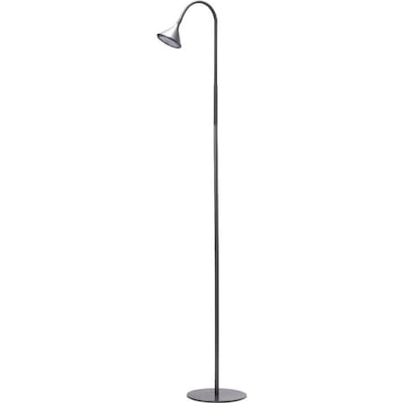 Black & Decker PureOpticsâ„¢ LED Gooseneck LED Floor Lamp VLED1812F-GRAY-BD