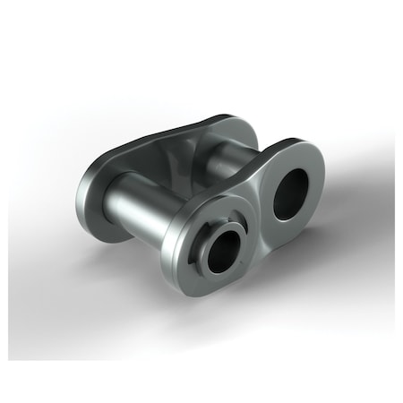 Hkk Chain Hollow Pin Offset Link, #50 chain, 5/8 in Pitch, 0.202 in ID x 0.280 in OD Pin RC050HPSHL1