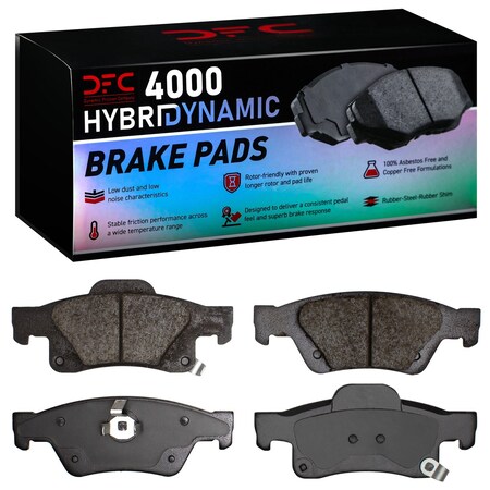 Dfc 4000 HybriDynamic, Disc Brake Pad Set,  4000-1498-00