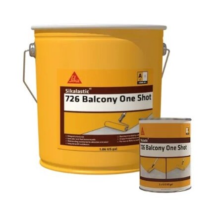 Sika Sikalastic 726 Balcony One Shot Traffic Coating System Tint Base 7.98 gal Kit 771567