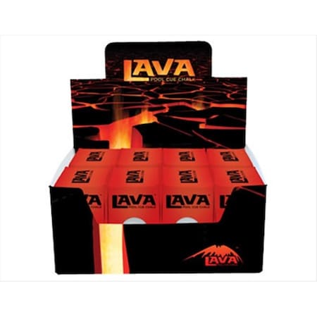 Billiards Accessories Lava Chalk Display Box - 16 Personal Size Boxes CHLAVA16 RUST