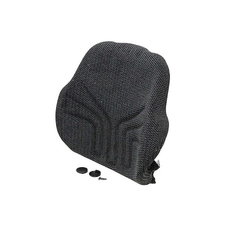 Uni Pro Backrest Cushion, Fits 731/741/1054/1055/1057/1060 or 7X1 Seat, Black/Gray Fabric 7995