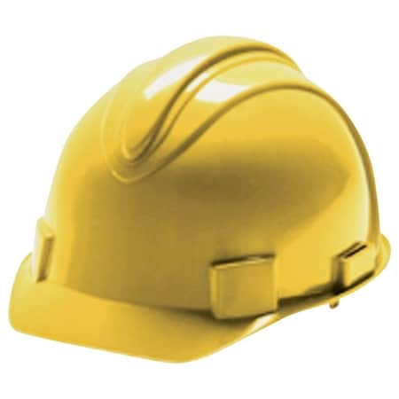 Jackson Safety Hard Hat, 11 x 9-1/2 x 8-1/2 in, 4-Point Suspension, HDPE Shell, Yellow, Class: C, E, G 3013370